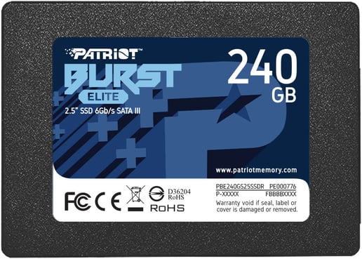 240GB Patriot Burst Elite 2.5" SATA III Solid State Drive