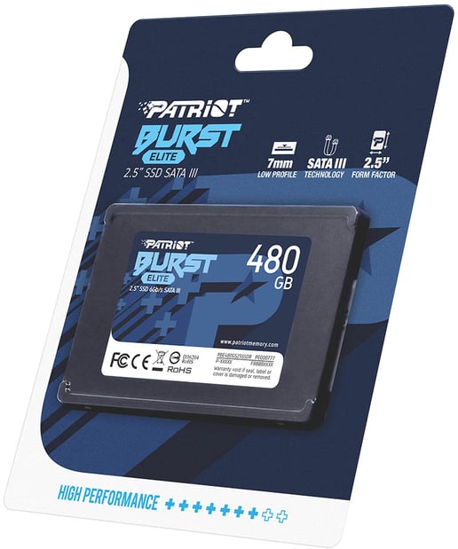 480GB Patriot Burst Elite 2.5" SATA III Solid State Drive