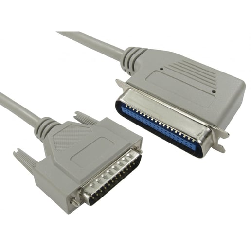 Cables Direct 3m Male D25 to Male 36 Centronic Parallel Printer Cable