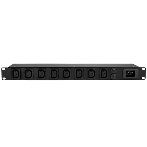 StarTech.com 8-Port Rack-Mount PDU with C13 Outlets - 16 A - 10 ft. Power Cord (BS 1363) - 1U