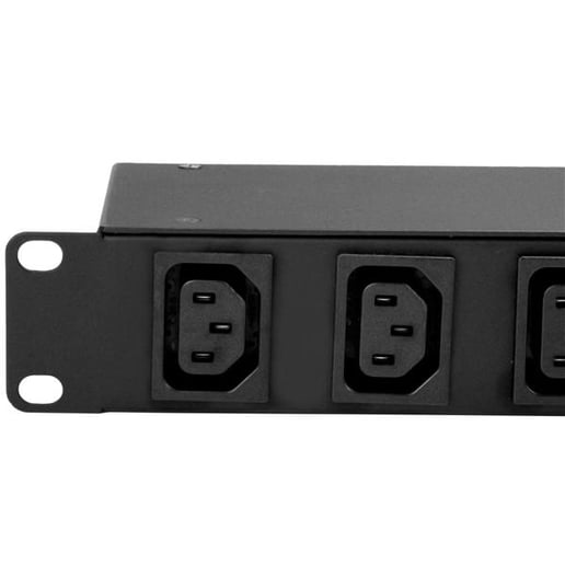StarTech.com 8-Port Rack-Mount PDU with C13 Outlets - 16 A - 10 ft. Power Cord (BS 1363) - 1U