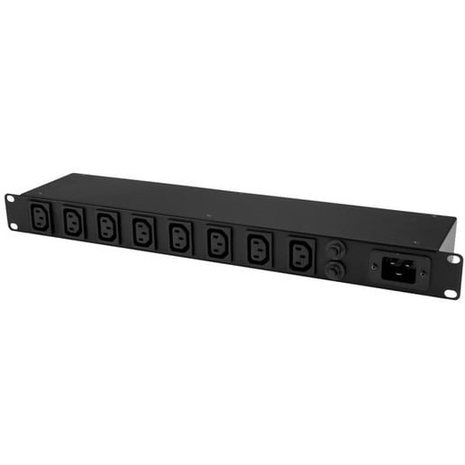 StarTech.com 8-Port Rack-Mount PDU with C13 Outlets - 16 A - 10 ft. Power Cord (BS 1363) - 1U