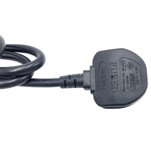 Powercool 1U 6-Way PDU, Horizontal Type, UK Sockets