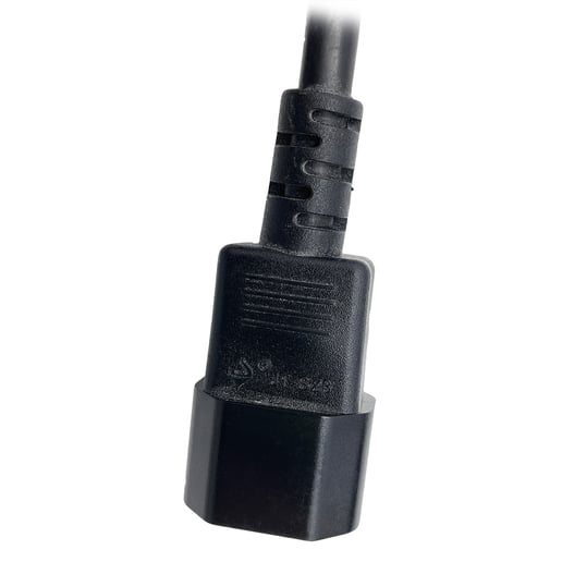 Powercool 1U 6-Way PDU, Horizontal Type, UK Sockets, C14 Connector