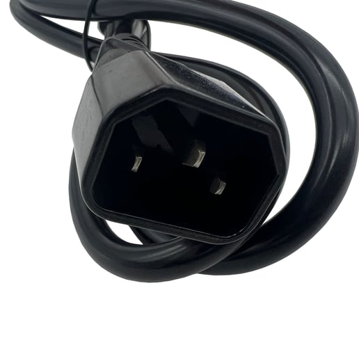 Powercool 1U 6-Way PDU, Horizontal Type, UK Sockets, C14 Connector