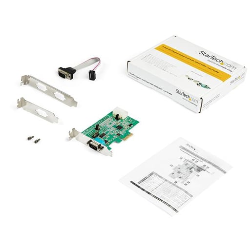 StarTech.com 2-Port RS232 Serial Adaptor Card with 16950 UART
