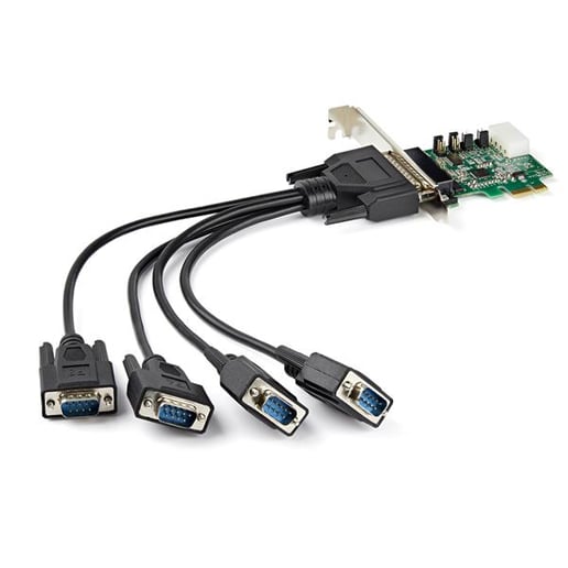 StarTech.com 4-port PCI Express RS232 Serial Adapter Card