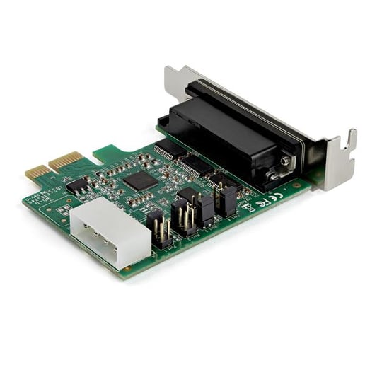 StarTech.com 4-port PCI Express Low Profile RS232 Serial Adapter Card