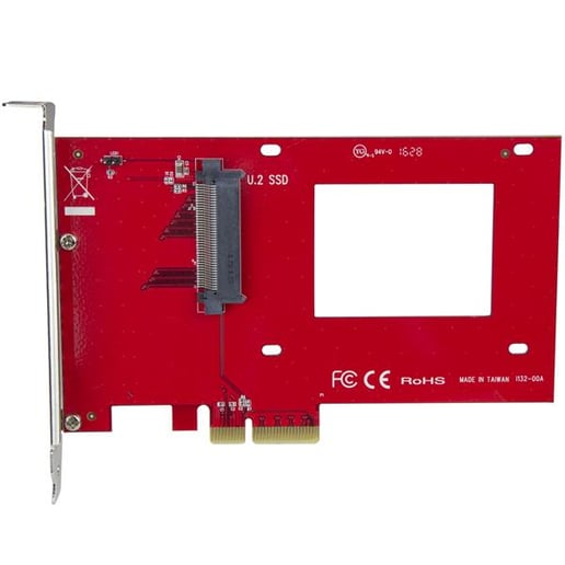 StarTech.com U.2 to PCIe Adaptor for 2.5" U.2 NVMe SSD - SFF-8639 - x4 PCI Express 3.0