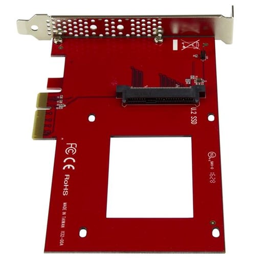 StarTech.com U.2 to PCIe Adaptor for 2.5" U.2 NVMe SSD - SFF-8639 - x4 PCI Express 3.0