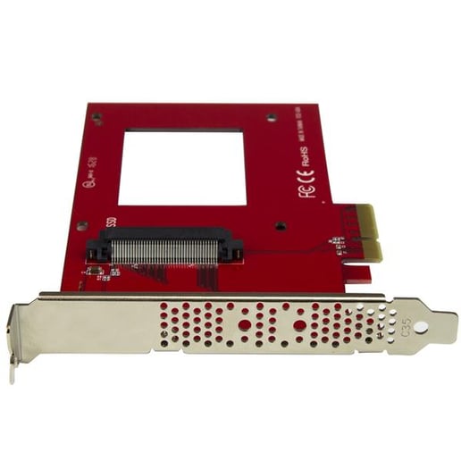 StarTech.com U.2 to PCIe Adaptor for 2.5" U.2 NVMe SSD - SFF-8639 - x4 PCI Express 3.0