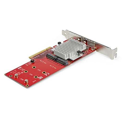 StarTech.com Dual M.2 PCIe x8 SSD Adapter Card