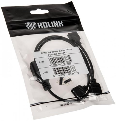 Kolink 30cm ARGB 1-2 Splitter Cable