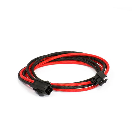 Phanteks 500mm 4-Pin EPS12V Sleeved Cable Extension (Black & Red)