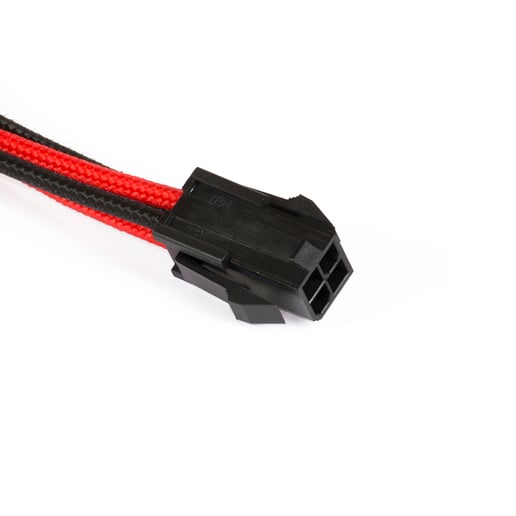 Phanteks 500mm 4-Pin EPS12V Sleeved Cable Extension (Black & Red)