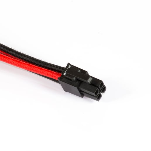 Phanteks 500mm 4-Pin EPS12V Sleeved Cable Extension (Black & Red)