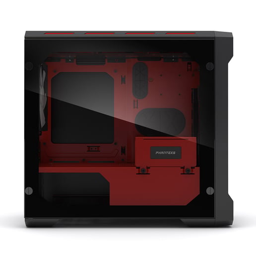 Phanteks Evolv ITX Tempered Glass ITX Gaming Case - Red USB 3.0
