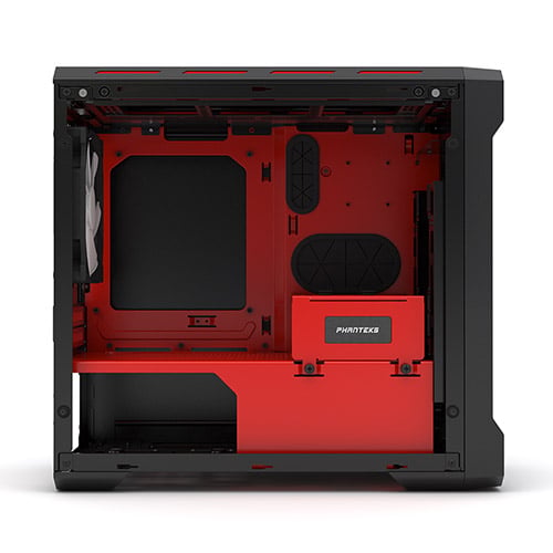 Phanteks Evolv ITX Tempered Glass ITX Gaming Case - Red USB 3.0