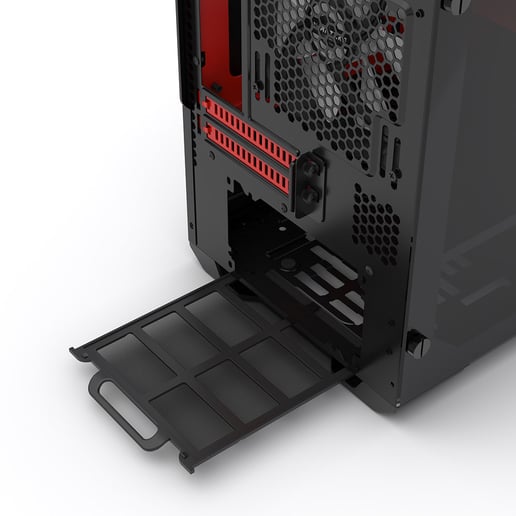 Phanteks Evolv ITX Tempered Glass ITX Gaming Case - Red USB 3.0