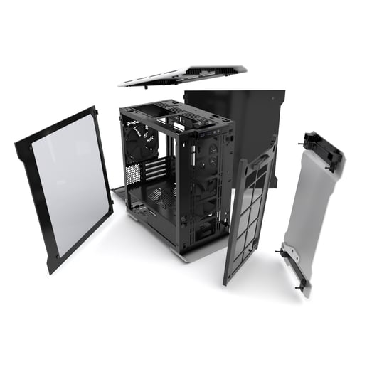 Phanteks Enthoo Evolv mATX Mid Tower Case - Silver 