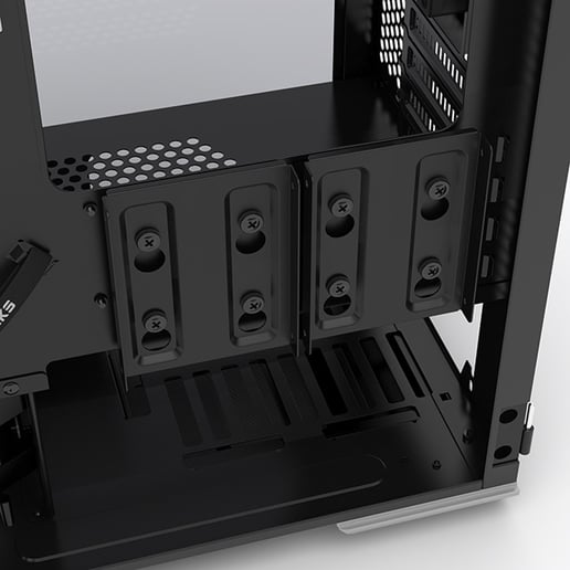 Phanteks Enthoo Evolv mATX Mid Tower Case - Silver 