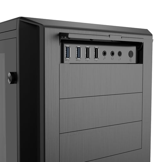 Phanteks Enthoo Pro TG Full Tower Gaming Case - Black 