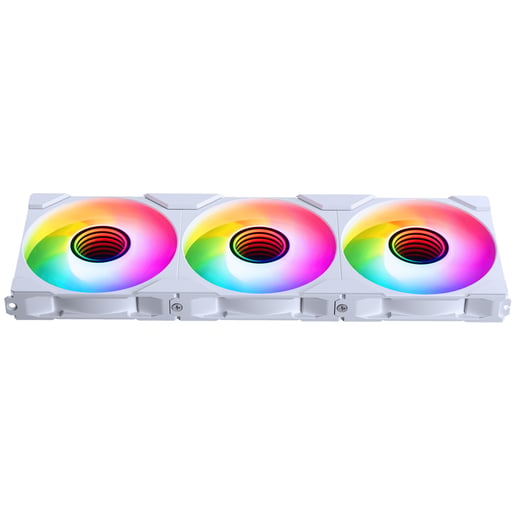 Phanteks M25 Gen2 120mm Reversed Airflow DRGB PWM Triple Fan Pack in White