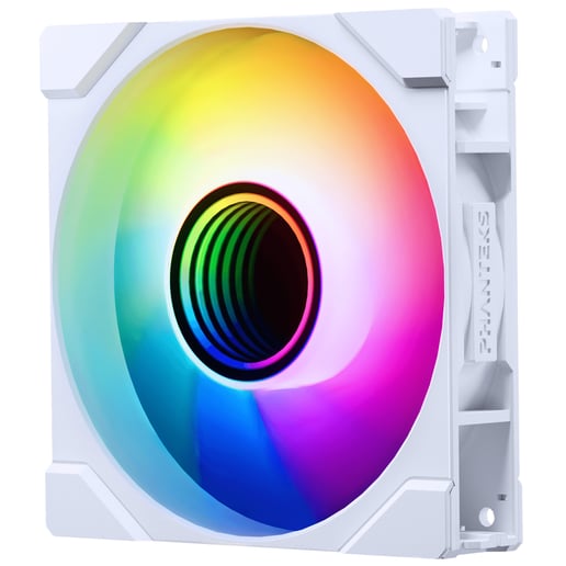 Phanteks M25 Gen2 120mm Reversed Airflow DRGB PWM Triple Fan Pack in White