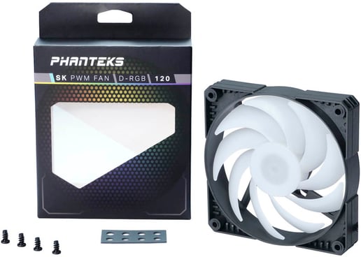 Phanteks SK 120mm D-RGB PWM Case Fan in Black