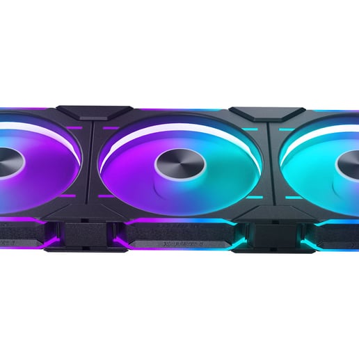 Phanteks D30-140 140mm DRGB PWM Triple Fan Pack in Black
