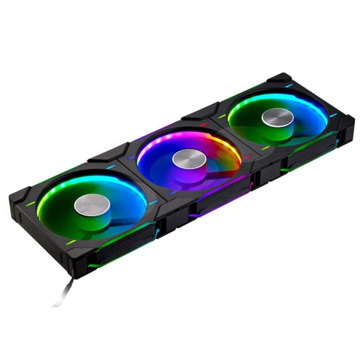 Phanteks D30-140 140mm DRGB PWM Triple Fan Pack in Black