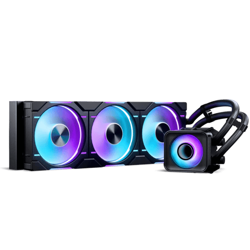 Phanteks Glacier One D30 X2 360mm AIO Liquid CPU Cooler in Black