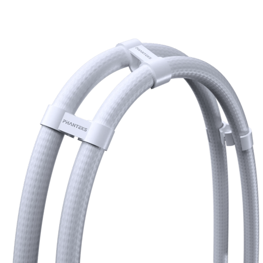 Phanteks Glacier One D30 X2 360mm AIO Liquid CPU Cooler in White
