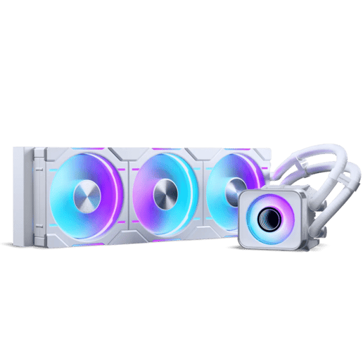 Phanteks Glacier One D30 X2 360mm AIO Liquid CPU Cooler in White