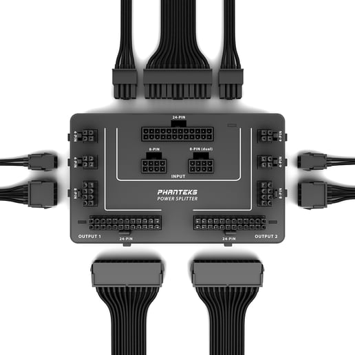 Phanteks Isolated Dual System PSU Power Splitter