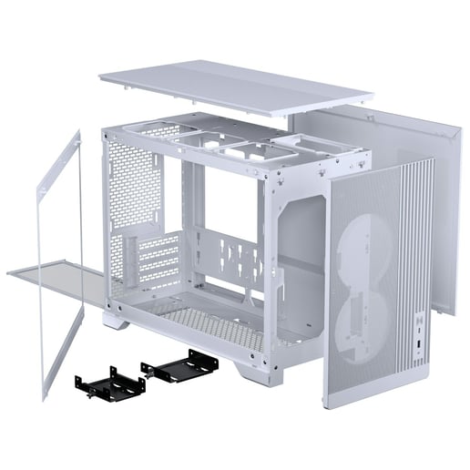 Phanteks XT M3 Mini Tower Gaming Case - White 