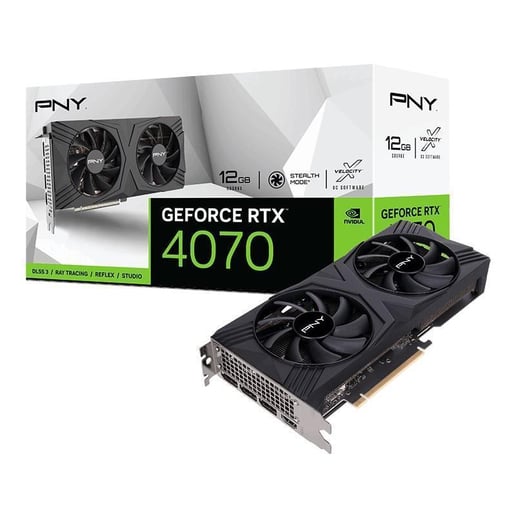 PNY GeForce RTX 4070 VERTO 12GB GDDR6X Graphics Card
