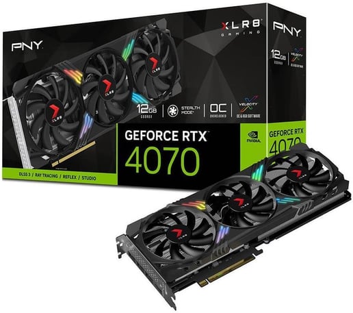 PNY GeForce RTX 4070 VERTO OC 12GB Graphics Card