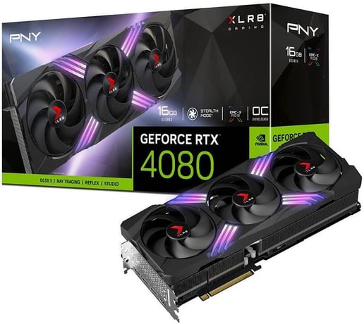 PNY GeForce RTX 4080 VERTO OC 16GB Graphics Card