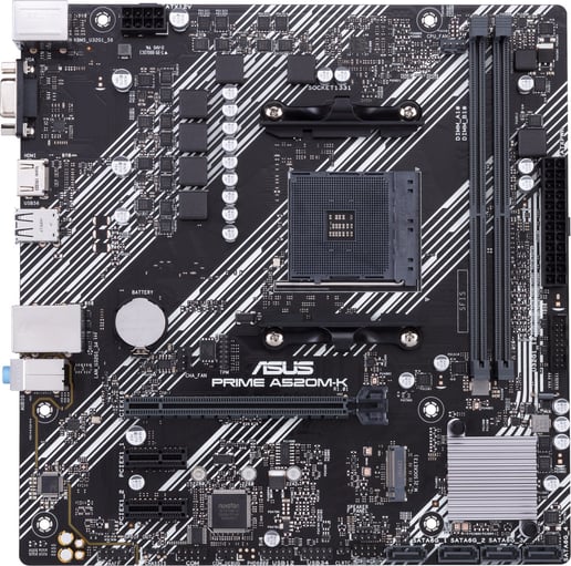 ASUS Prime A520M-K mATX Motherboard for AMD AM4 CPUs