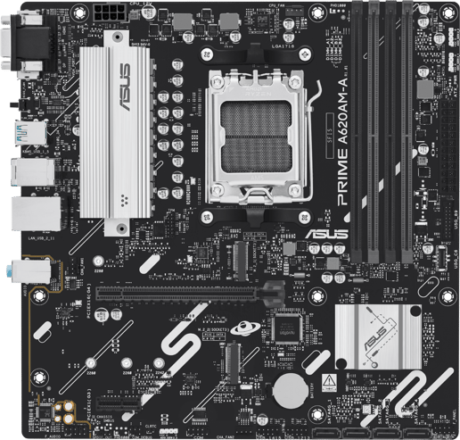ASUS Prime A620AM-A-CSM mATX Motherboard for AMD AM5 CPUs