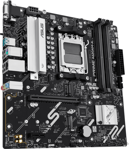 ASUS Prime A620AM-A-CSM mATX Motherboard for AMD AM5 CPUs