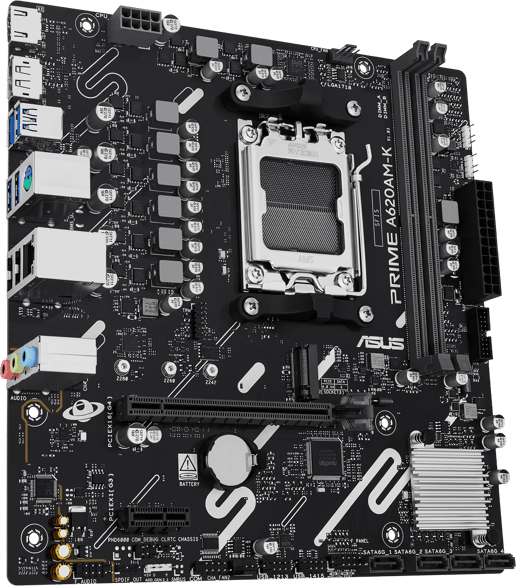 ASUS Prime A620AM-K mATX Motherboard for AMD AM5 CPUs