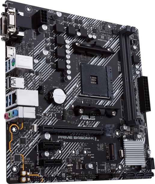 ASUS Prime B450M-K II mATX Motherboard for AMD AM4 CPUs