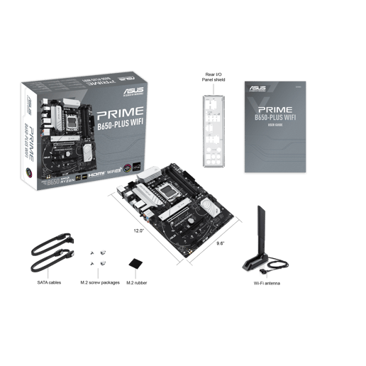 ASUS PRIME B650-PLUS WIFI ATX Motherboard for AMD Socket AM5 CPUs