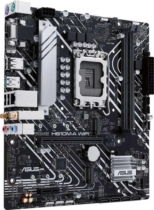 ASUS Prime H610M-A WIFI mATX Motherboard for Intel LGA1700 CPUs