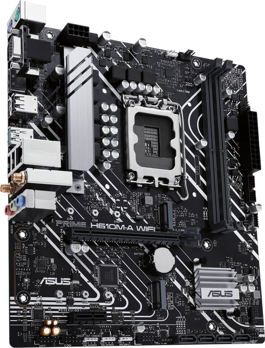ASUS Prime H610M-A WIFI mATX Motherboard for Intel LGA1700 CPUs
