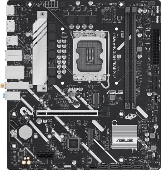 ASUS Prime H810M-A WiFi mATX Motherboard for Intel LGA1851 CPUs