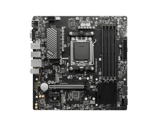 MSI PRO B650M-P mATX Motherboard for AMD AM5 CPUs