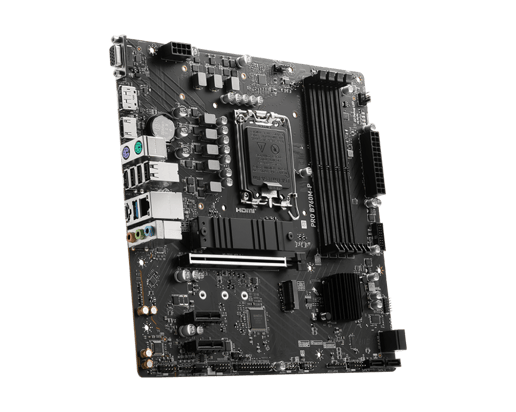 MSI PRO B760M-P mATX Motherboard for Intel LGA1700 CPUs